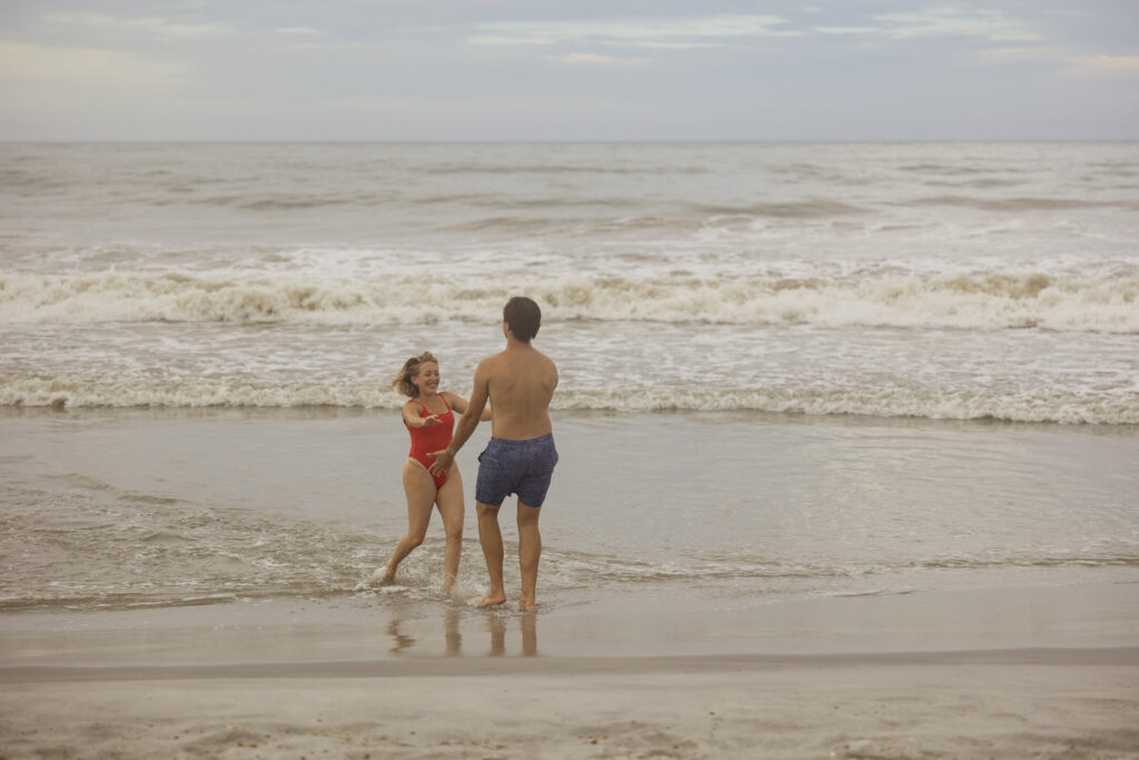 Romantic golden hour couples session by Florida wedding photographer Love in Florida